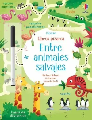 ENTRE ANIMALES SALVAJES LIBROS PIZARRA ENTRE ANIMALES SALVAJES LIBROS PIZARRA