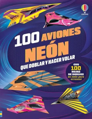 100 AVIONES NEON - DOBLAR Y VOLAR
