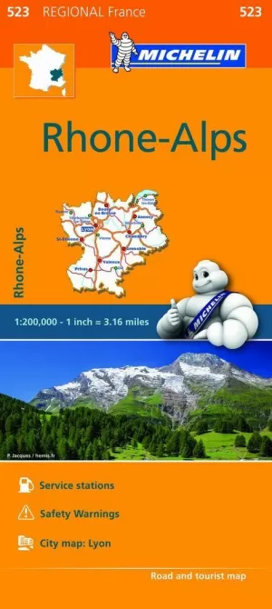 MAPA REGIONAL RHÔNE-ALPS MAPA REGIONAL RHÔNE-ALPS
