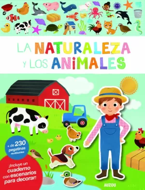 MI PRIMER LIBRO DE PEGATINAS, LA NATURALEZA Y LOS ANIMALES