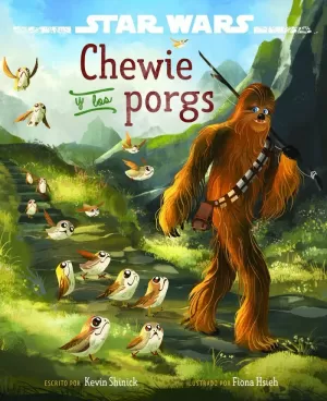 STAR WARS. LOS ÚLTIMOS JEDI. CHEWIE Y LOS PORGS