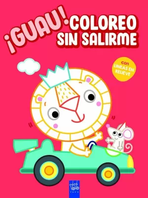 ¡GUAU! COLOREO SIN SALIRME. ROJO ¡GUAU! COLOREO SIN SALIRME. ROJO