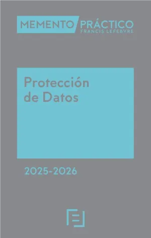 MEMENTO PROTECCIÓN DE DATOS 2025-2026