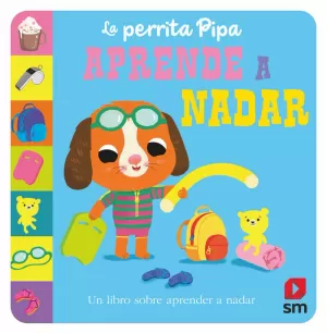 LA PERRITA PIPA APRENDE A NADAR