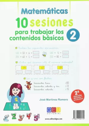 10 SESIONES PARA TRABAJAR LOS CONTENIDOS BÁSICOS. CUADERNO 2 10 SESIONES PARA TRABAJAR LOS CONTENIDOS BÁSICOS. CUADERNO 2