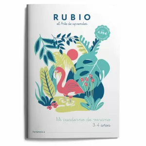 MI CUADERNO DE VERANO RUBIO. 3-4 AÑOS MI CUADERNO DE VERANO RUBIO. 3-4 AÑOS