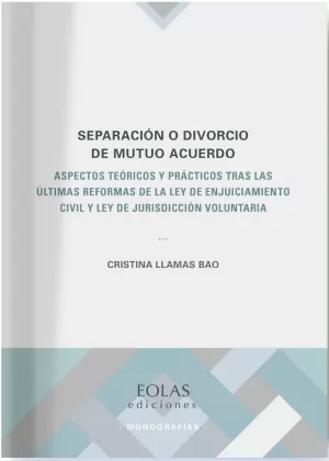 SEPARACIÓN O DIVORCIO DE MUTUO ACUERDO SEPARACIÓN O DIVORCIO DE MUTUO ACUERDO