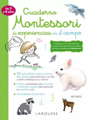 CUADERNO MONTESSORI DE EXPERIENCIAS EN EL CAMPO CUADERNO MONTESSORI DE EXPERIENCIAS EN EL CAMPO
