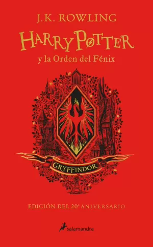 HARRY POTTER Y LA ORDEN DEL FÉNIX - GRYFFINDOR (HARRY POTTER [EDICIÓN DEL 20º AN HARRY POTTER Y LA ORDEN DEL FÉNIX - GRYFFINDOR (HARRY POTTER [EDICIÓN DEL 20º AN