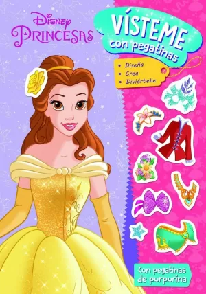 PRINCESAS. VÍSTEME CON PEGATINAS PRINCESAS. VÍSTEME CON PEGATINAS