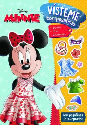 MINNIE. VÍSTEME CON PEGATINAS MINNIE. VÍSTEME CON PEGATINAS