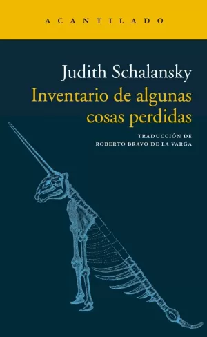 INVENTARIO DE ALGUNAS COSAS PERDIDAS INVENTARIO DE ALGUNAS COSAS PERDIDAS