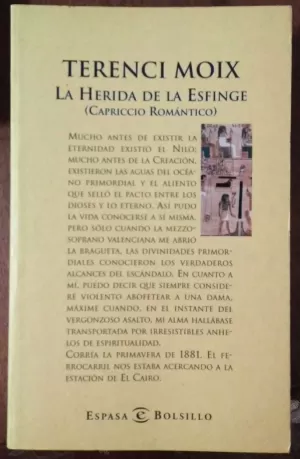 LA HERIDA DE LA ESFINGE
