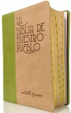 BIBLIA DE NUESTRO PUEBLO PIEL DOS TONOS