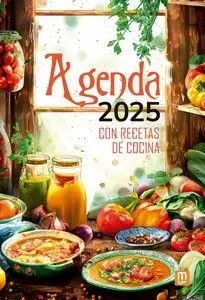 AGENDA CON RECETAS DE COCINA 2025