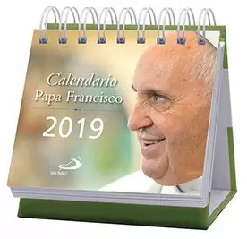 CALENDARIO DE MESA PAPA FRANCISCO 2019