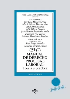 MANUAL DE DERECHO PROCESAL LABORAL MANUAL DE DERECHO PROCESAL LABORAL