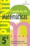PUENTE, MATEMÁTICAS, 5 EDUCACIÓN PRIMARIA PUENTE, MATEMÁTICAS, 5 EDUCACIÓN PRIMARIA