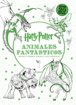 HARRY POTTER-ANIMALES FANTÁSTICOS MINI LIBRO PARA COLOREAR