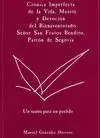 CRONICA IMPERFECTA DE SAN FRUTOS BENDITO