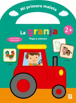 MI PRIMERA MALETA - PEGO Y COLOREO - LA GRANJA MI PRIMERA MALETA - PEGO Y COLOREO - LA GRANJA